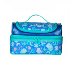 Smiggle Double Decker Lunchbox Flow Cornflower Blue