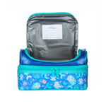 Smiggle Double Decker Lunchbox Flow Cornflower Blue