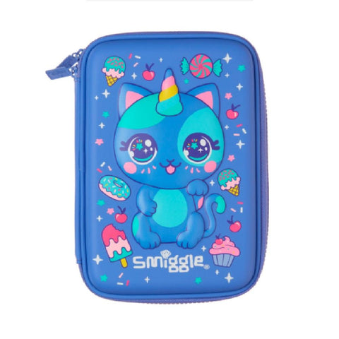 Smiggle Hardtop Pencil Case Budz Purple