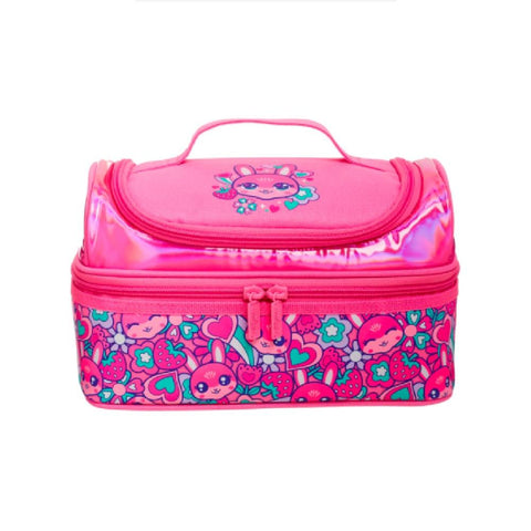 Smiggle Double Decker Lunchbox Budz Pink