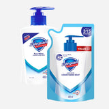 Safeguard Pure White Hand Soap 450Ml Bottle + 420Ml Refill