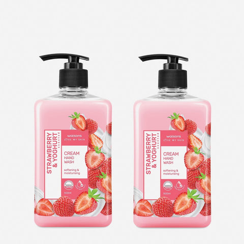 Watsons Buy 1 Take 1 Strawberry Yoghurt Cream Hand Wash 500Ml