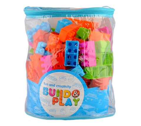 Build And Play 118 Pc Colorful Building Blocks For Kids