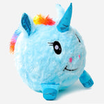 9  Unicorn Plush Ball W/ Legs - Blue Toy For Kids