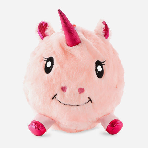 Pink Fuzzy Unicorn Ball For Kids