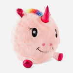 Pink Fuzzy Unicorn Ball For Kids