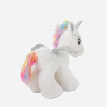 Silver Unicorn Plush Toy For Kids