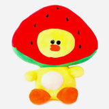 Plush Duck In Watermelon Fruit Costume For Toy For Kids