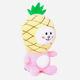 Plush Pink Rabbit In Pineapple Fruit Costume For Toy For Kids