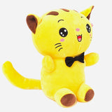 Sitting Cat Soft Plush - Yellow Toy For Kids