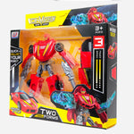 Conversion Mini Series Red Robot Toy For Kids