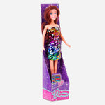Doreen Doll Rainbow Blue Sequin Toy For Kids