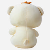 Plush White Bear With Crown Toy For Kids