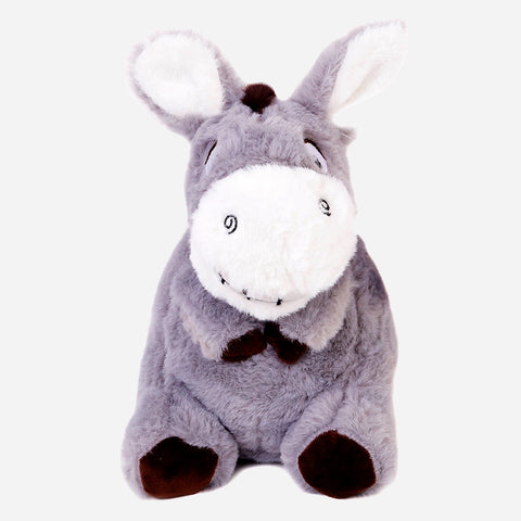 Plush Gray Pony Toy For Kids
