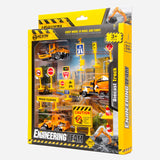 Diecast Engineering Team Light Yellow Toy For Kids