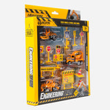 Diecast Engineering Team Light Yellow Toy For Kids