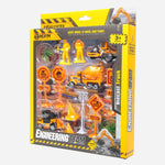 Diecast Engineering Team Orange Toy For Kids
