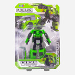 Robot Deformed Green Action Figure Toy For Kids