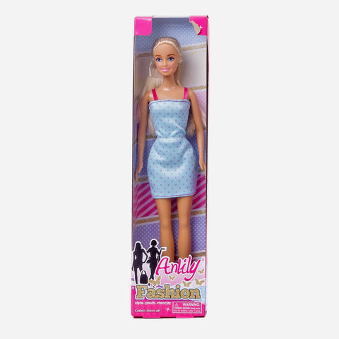 Anlily Fashion Lt. Blue Doll Toy For Kids