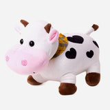 Standing Cow With Scarf Plush Toy For Kids