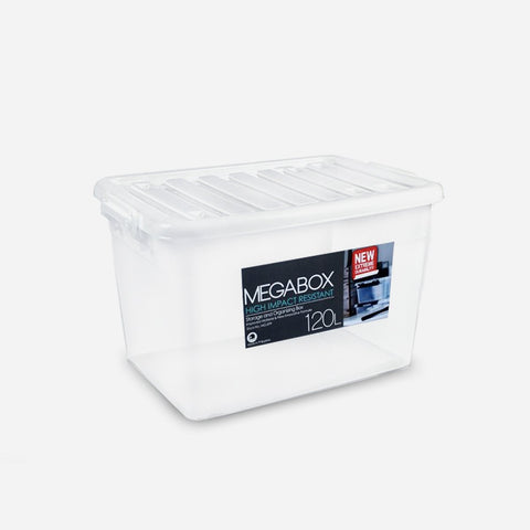 MegaBox Storage Box Transparent/Clear 120L