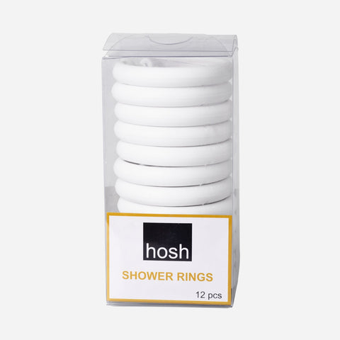 Hosh Shower Hooks (O-Type) - White