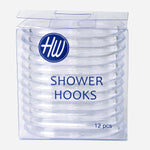 Hosh Shower Hooks (C-Type) - Clear