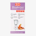 3D Blender Glass Jar 1.5L White