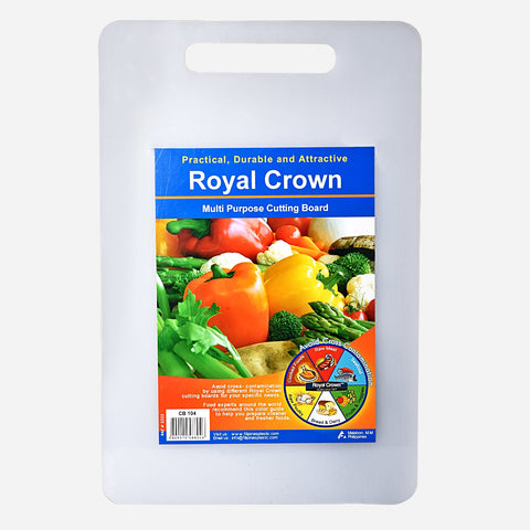 Royal Crown White Chopping Board - 10.25 in x 15.5 in