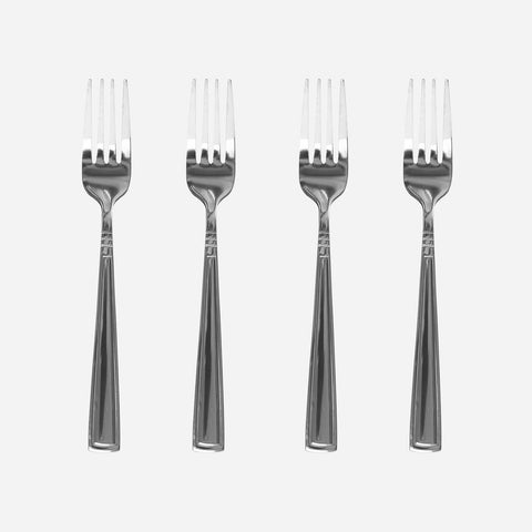 Homesilvers Set of 4 Square Fork - 2.5mm