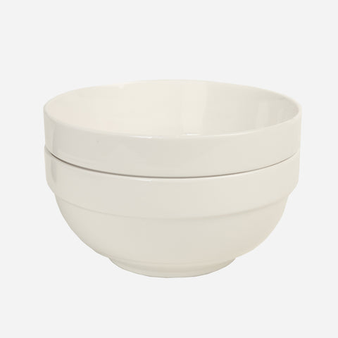 Solecasa Set of 2 Stackable Round Bowl - 6in