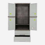 MegaBox Wardrobe Cabinet with 2 Drawers Light Blue