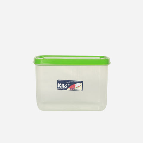 Klio Set of 2 Seal Ware Food Keeper with Spoon (Green) - 650ml and 1.2L