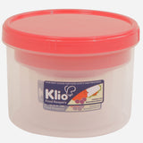 Klio Set of 4 Twist Series Food Keeper (Pink) - 30ml, 50ml, 200ml and 400ml