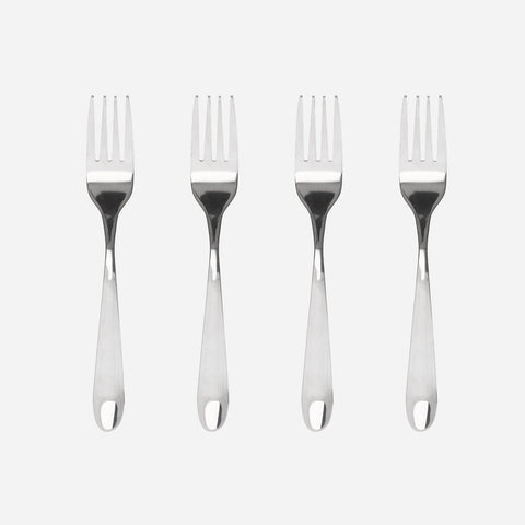 Homesilvers Set of 4 Plain Fork - 3mm