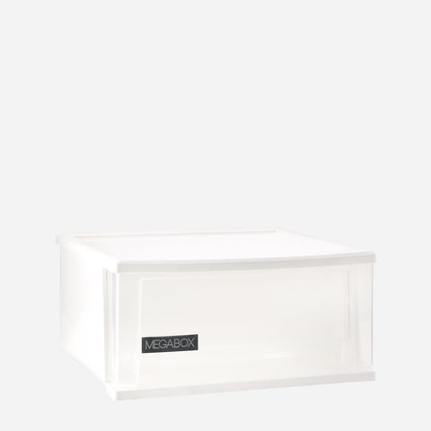 MegaBox Single Drawer White