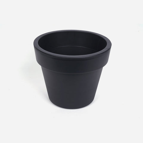 Hosh Flower Pot Black 9in