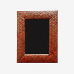 Tahanan by Kultura Brown Banig Picture Frame