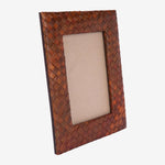 Tahanan by Kultura Brown Banig Picture Frame