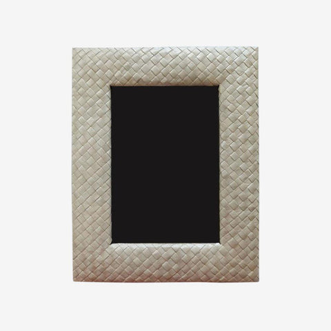 Tahanan by Kultura Bleached Banig Picture Frame