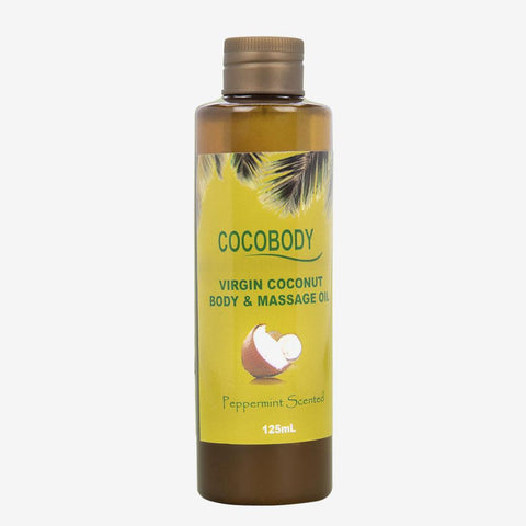 Cocobody Virgin Coconut Peppermint Body & Massage Oil