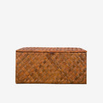 Tahanan by Kultura Tissue Box Brown Banig Tall