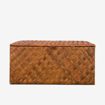 Tahanan by Kultura Brown Banig Tissue Box