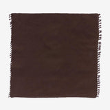 Tahanan by Kultura Handwoven Binacol Brown Center Placemat with Coaster and Napkin  Set of 6