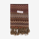 Tropiko Pashmina Shawl with Zigzag Print