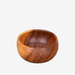 Tahanan by Kultura Small Round Acacia Wood Bowl Set of 3