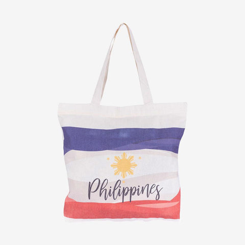 Kultura Independence 3 Stars & Sun Canvas Tote Bag