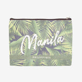 Kultura Palm Leaves Canvas Pouch