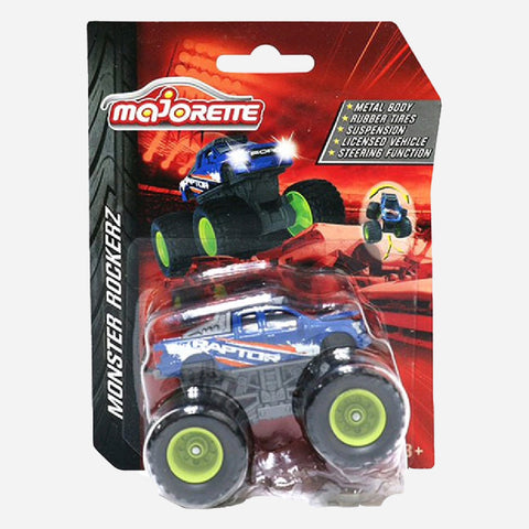 Majorette Monster Rockerz 1:64 Ford F150 Raptor Blue Toy For Boys