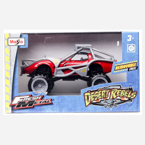 Maisto Fresh Metal Desert Rebels (Red/Gray) Toys For Boys